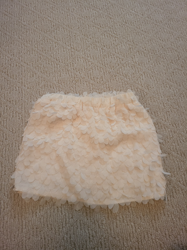 Light peach skirt