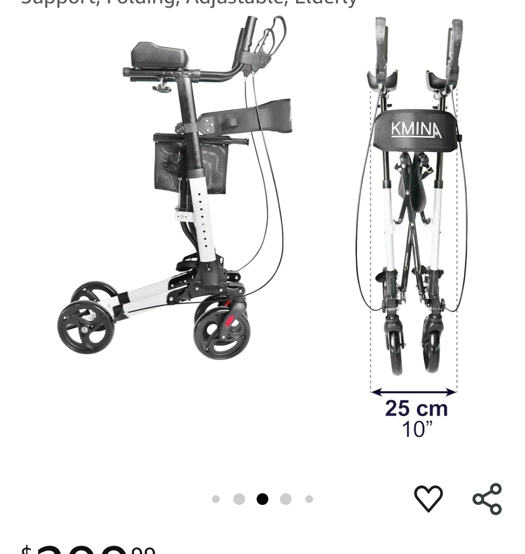 upright rollator walker - photo 2