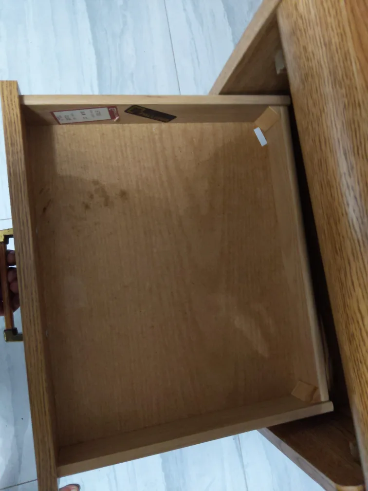 Desk with Wood Cabinet with Drawers💙 image indicator(3)