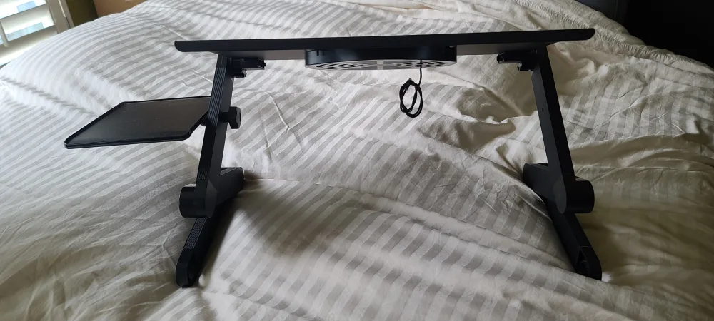 Adjustable Laptop Desk - Black image indicator(2)