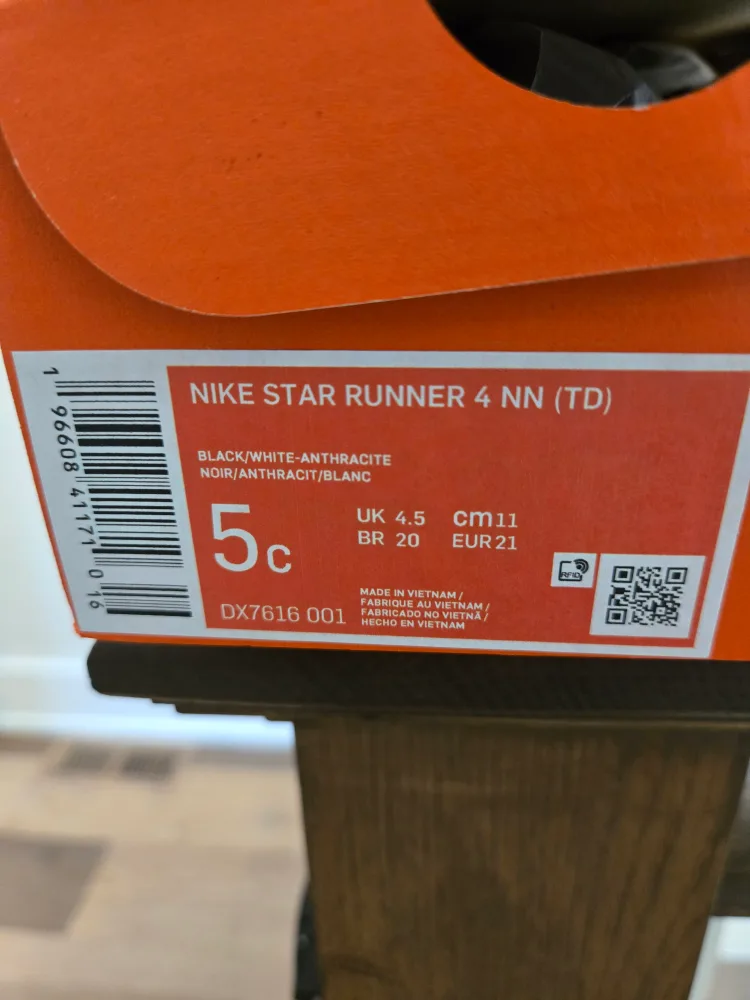 Nike Star Runner Toddler Shoes - Size 5C image indicator(5)