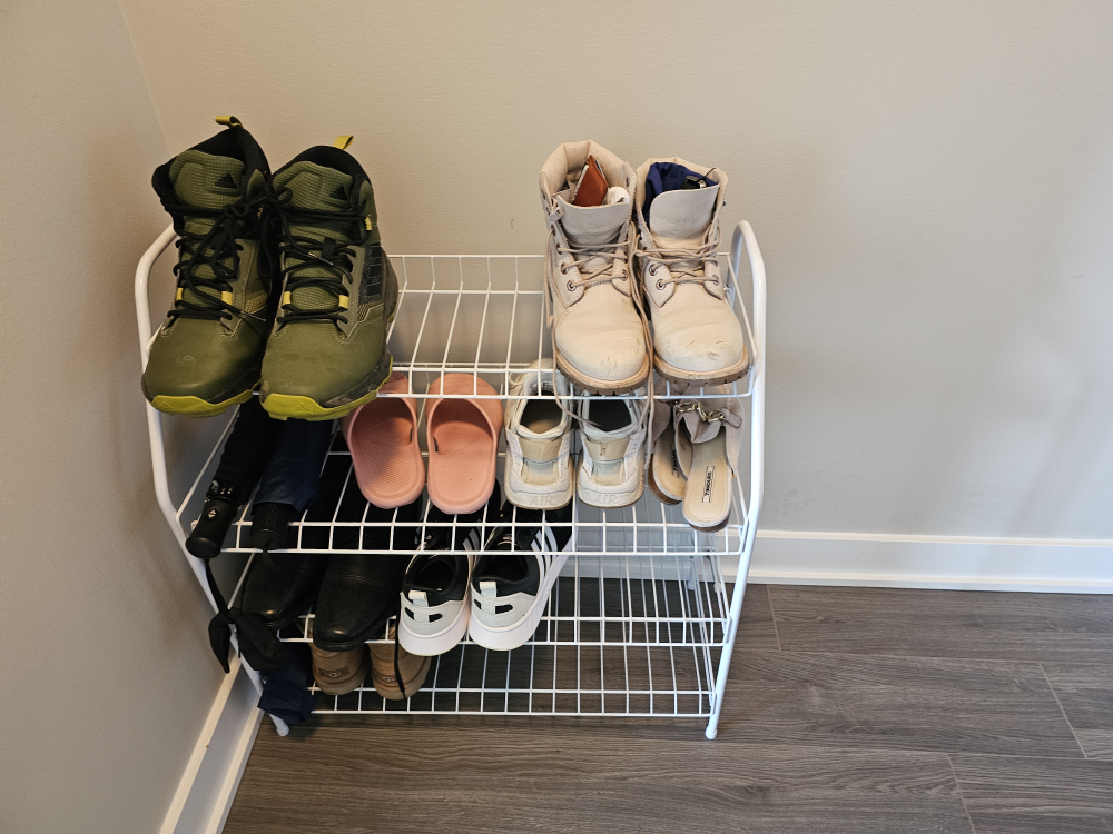 Shoe Rack - White - photo 2
