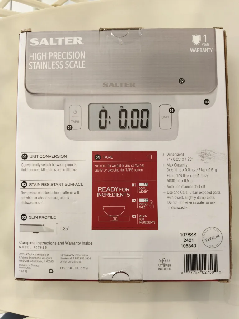 Salter High Precision Stainless Scale - New thumbnail