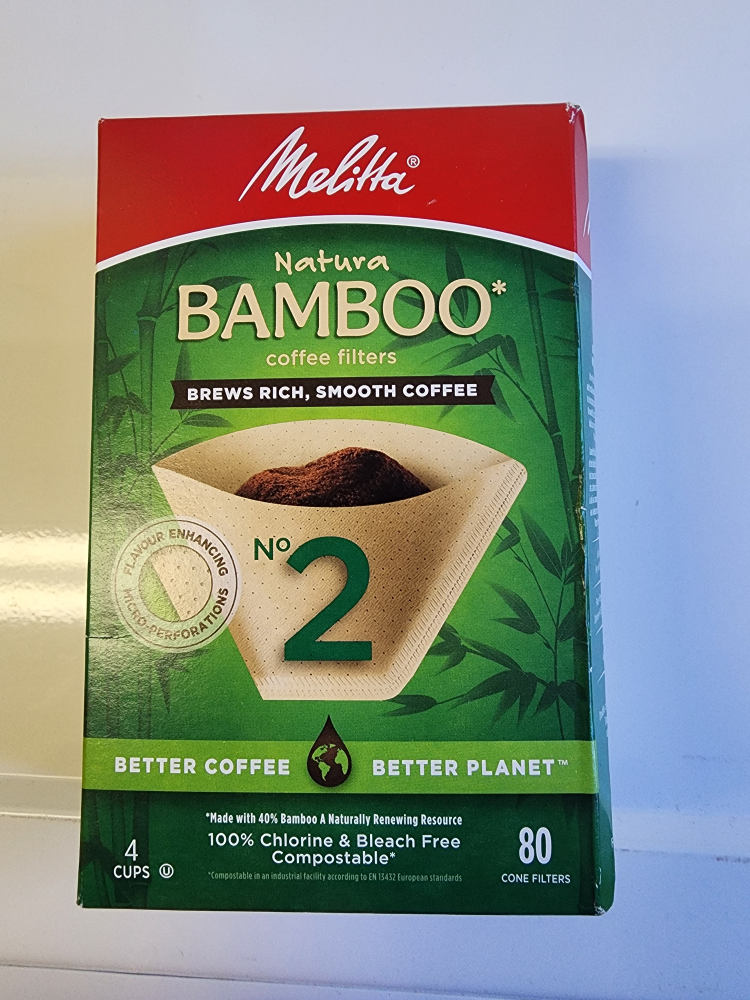 Melitta #2 Bamboo Coffee Filters 🥕