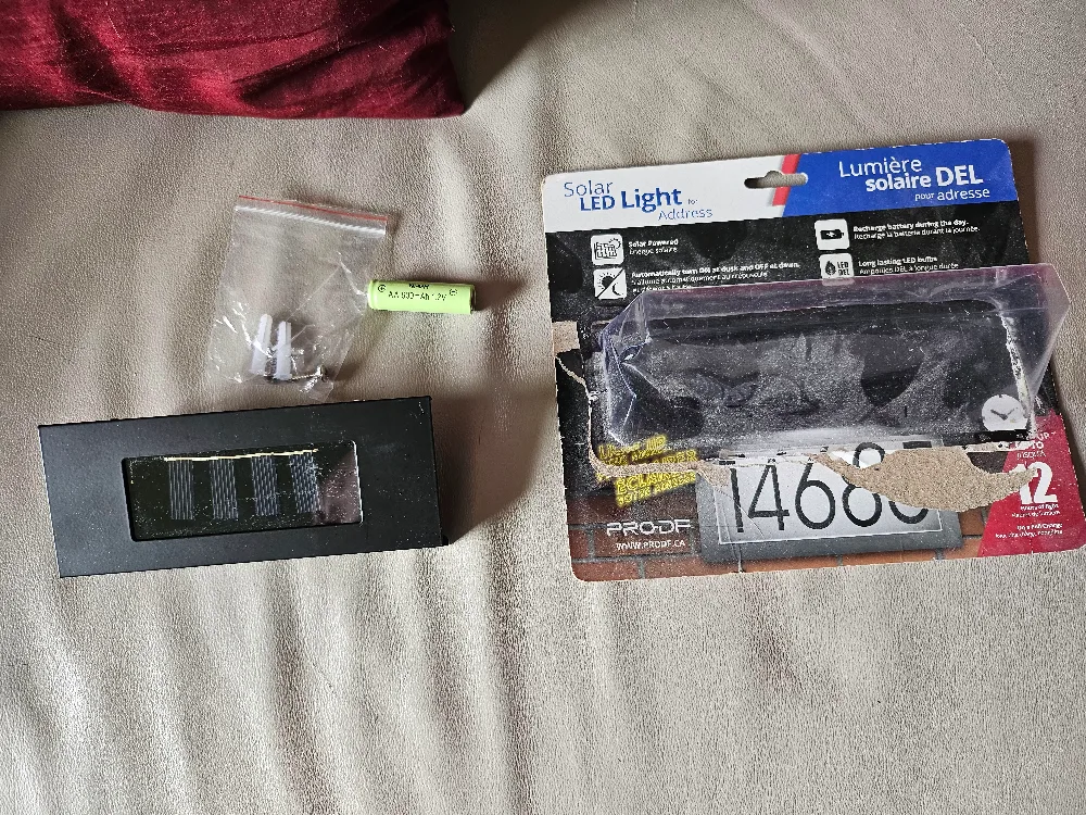 Solar LED Light for Address numbers image indicator(2)