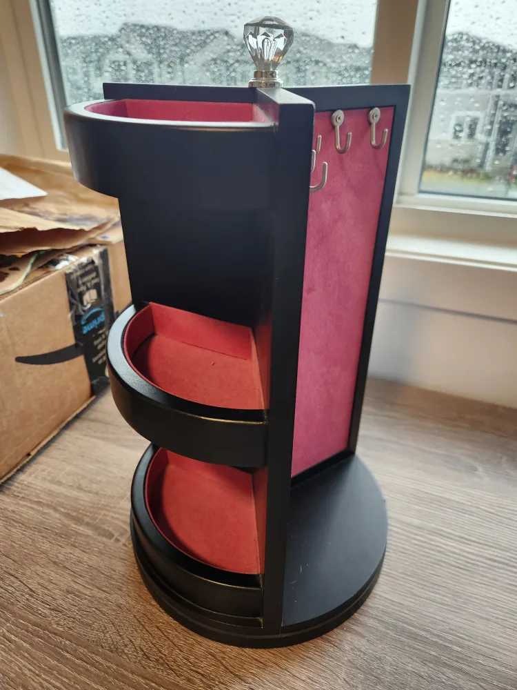 Rotating Jewellry Display/Organizer with Mirror thumbnail