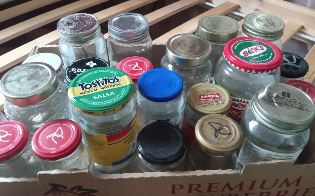 Assorted Glass Jars with Lids thumbnail