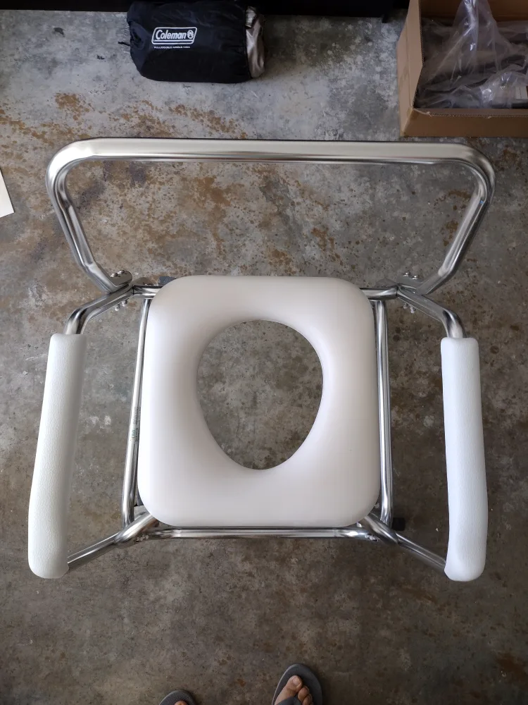 DMI Rolling Shower Chair - White image indicator(2)