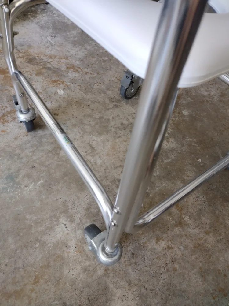 DMI Rolling Shower Chair - White image indicator(4)
