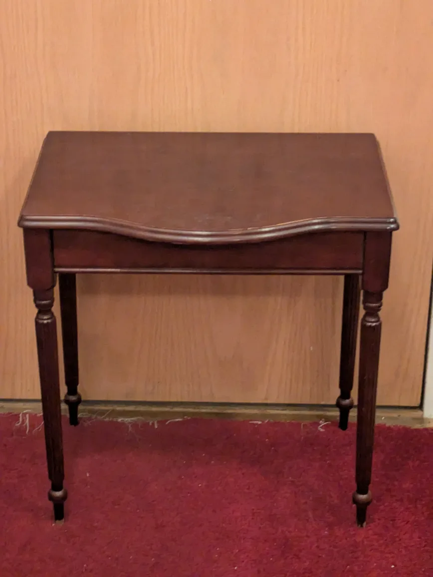 Brown Wooden Side Table thumbnail