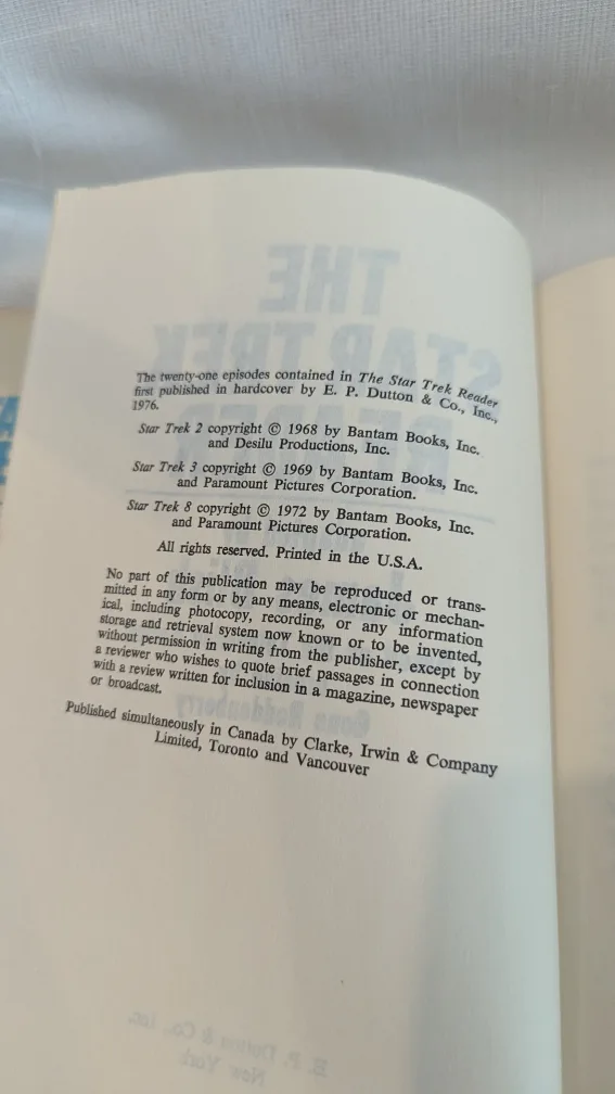 Star Trek Reader Books 1970s by James Blish 1st Editions image indicator(5)