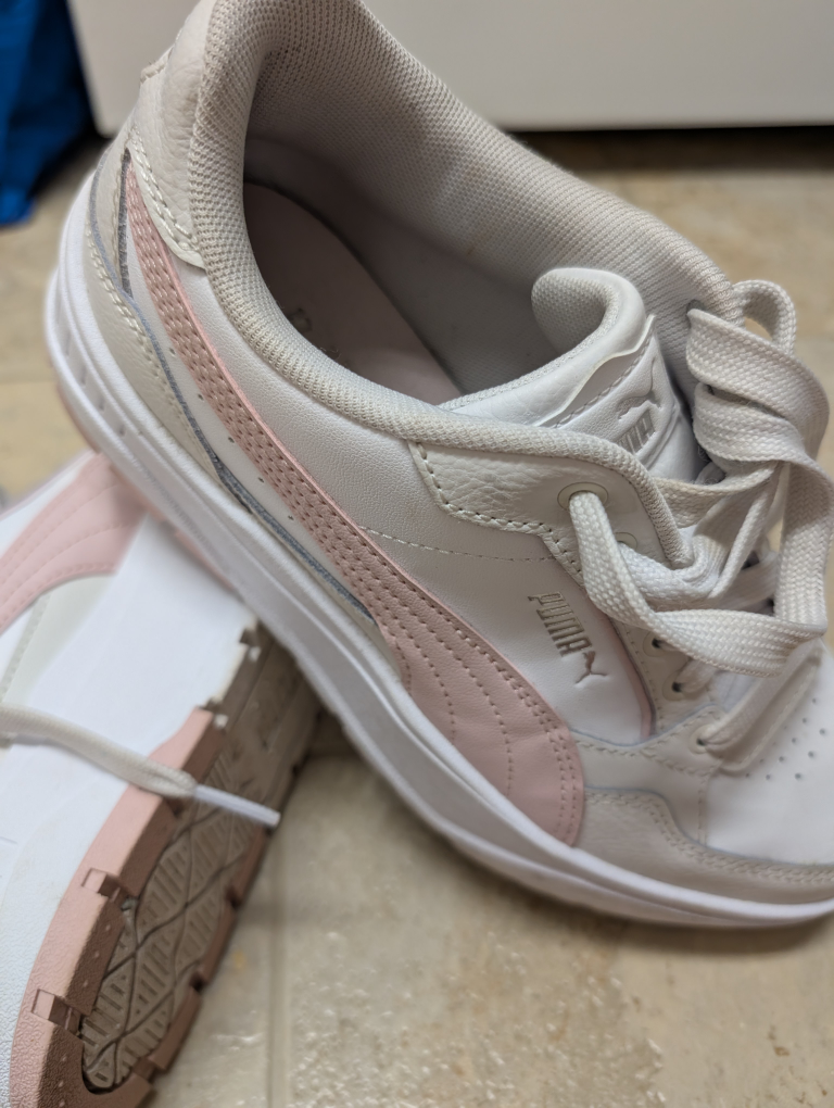 Puma Cali Dream Sneakers - White and Pink - photo 4