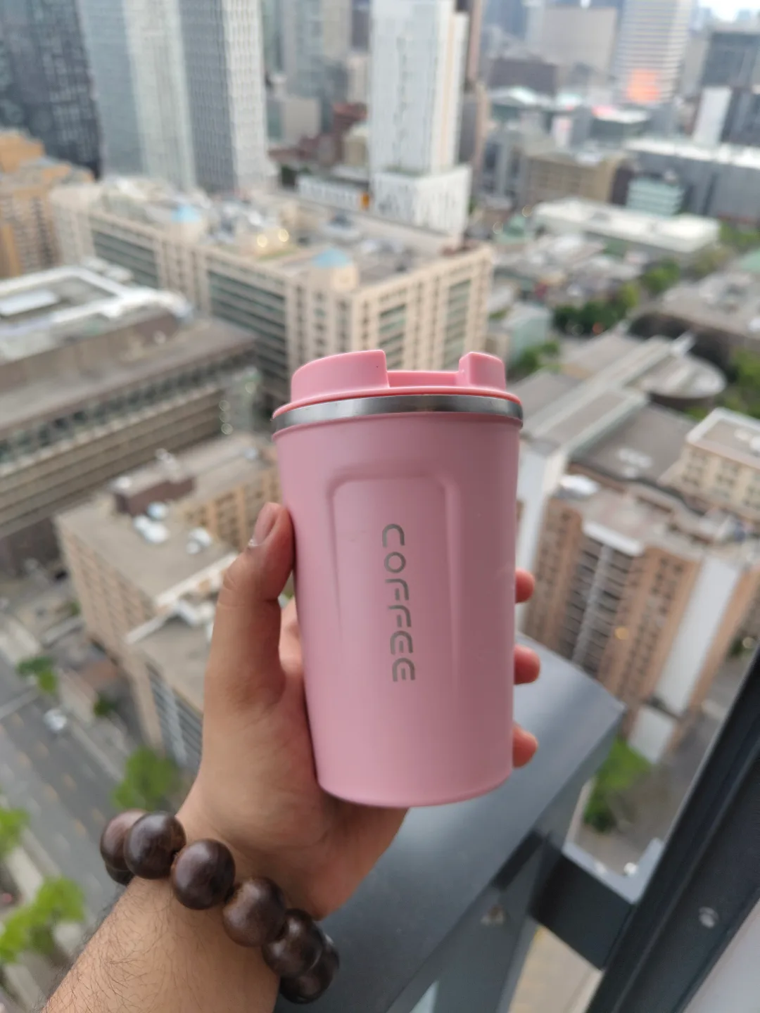 Pink Travel Coffee Mug small thumbnail