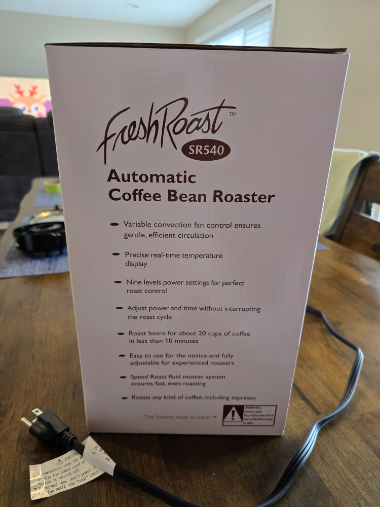 Coffee Roaster Fresh Roast SR540 - photo 5