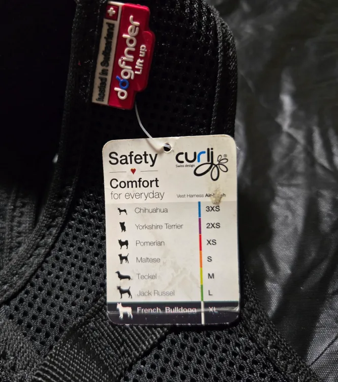 Dog Harness and Leash - Black - Size XL image indicator(4)