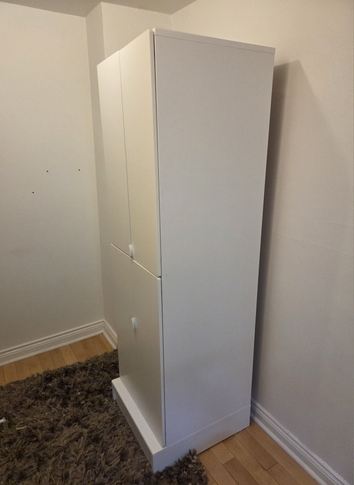 White Cabinet with Doors and Drawers - photo 2