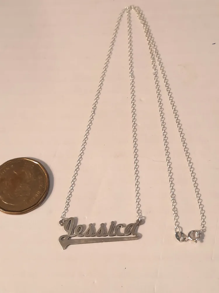 Jessica Name Necklace 925 silver image indicator(3)
