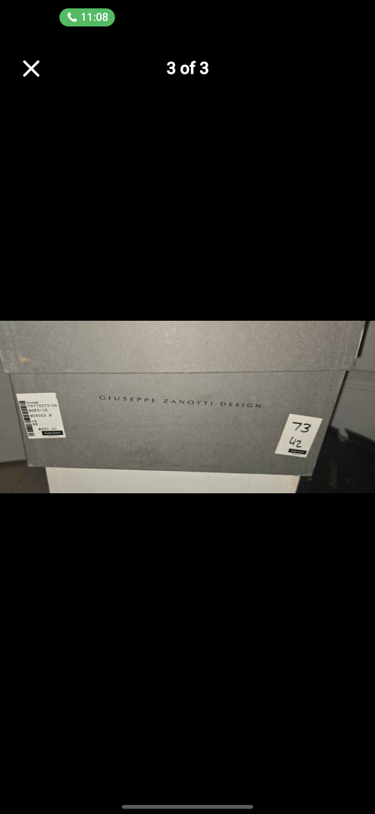 Giuseppe Zanotti Red Leather Sneakers