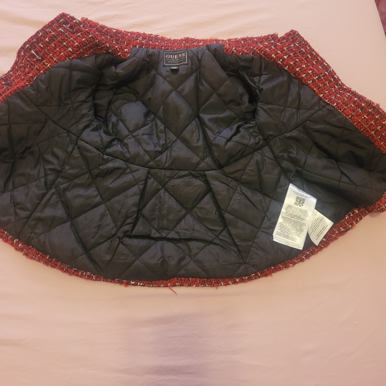 Guess Kids Red Tweed Jacket - photo 2