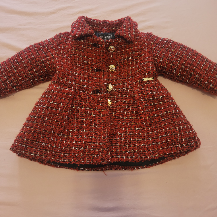 Guess Kids Red Tweed Jacket - photo 3