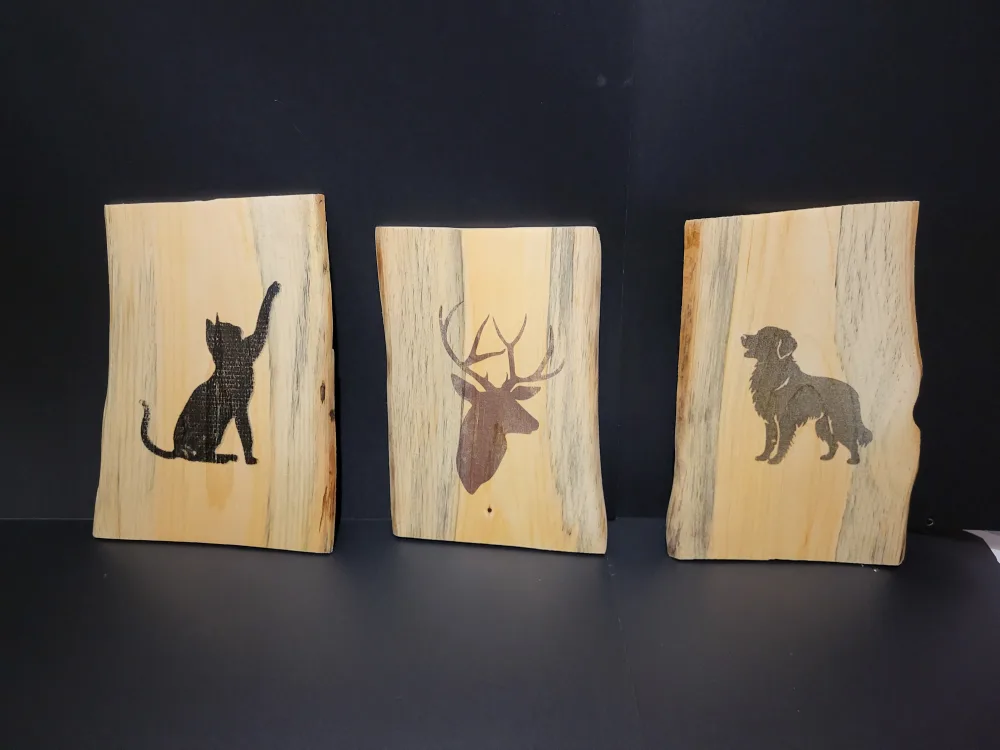 Set of Animal Wood Decorations thumbnail