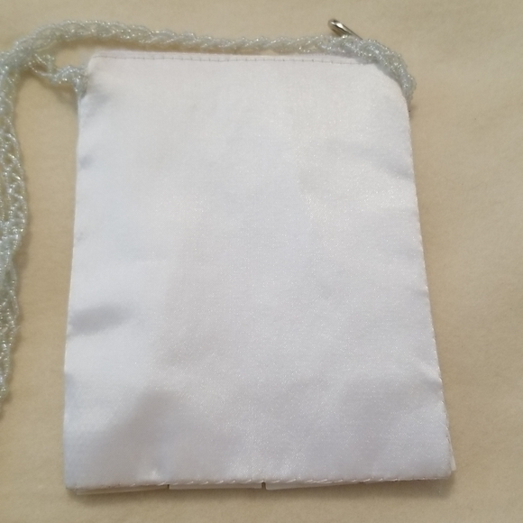 Mad By Design Mother of Pearl and Silk Small Crossbody Purse - photo 4