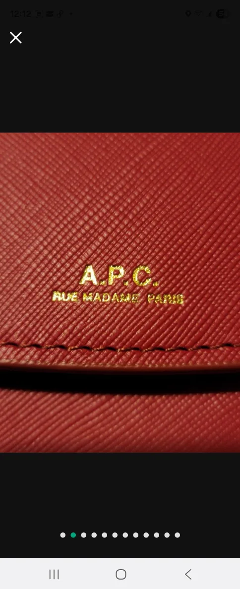 A.P.C. Red Leather Crossbody Bag image indicator(2)