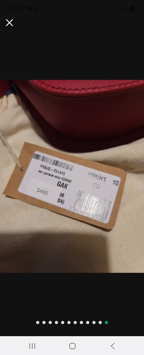 A.P.C. Red Leather Crossbody Bag image indicator(10)