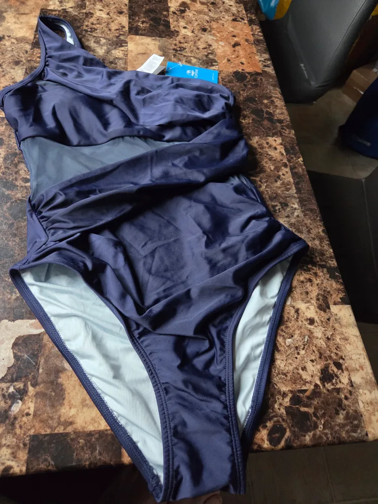 Brand New Women's One Piece Swimsuit Tummy Control Size S $35 thumbnail