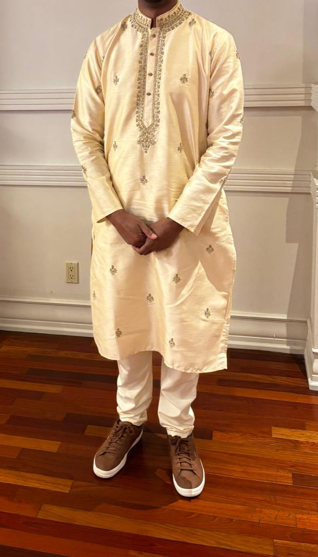 Indian/Pakistani cream kurta/pajama - photo 2