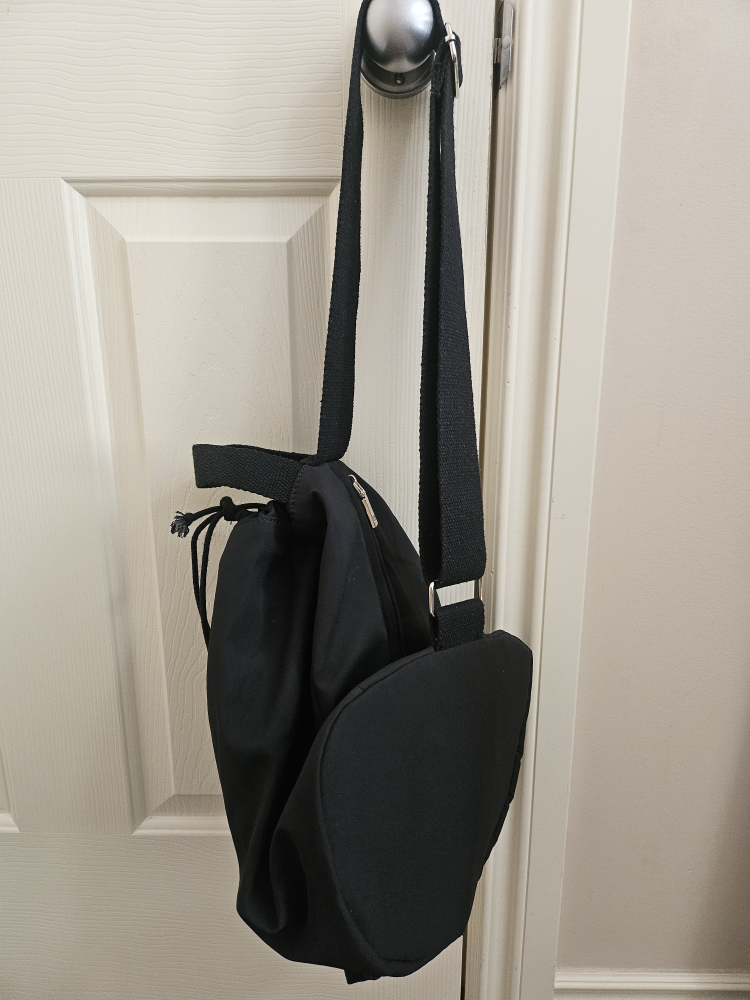Black Sling Crossbody Bag