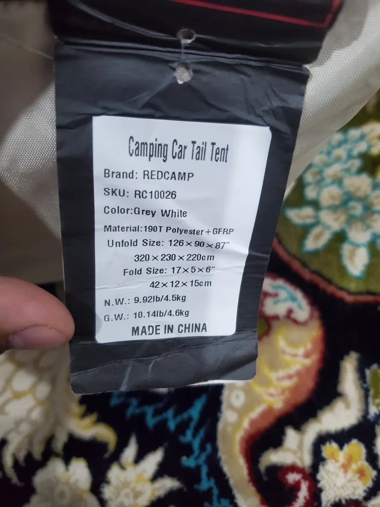 Redcamp Camping Tail Tent image indicator(6)