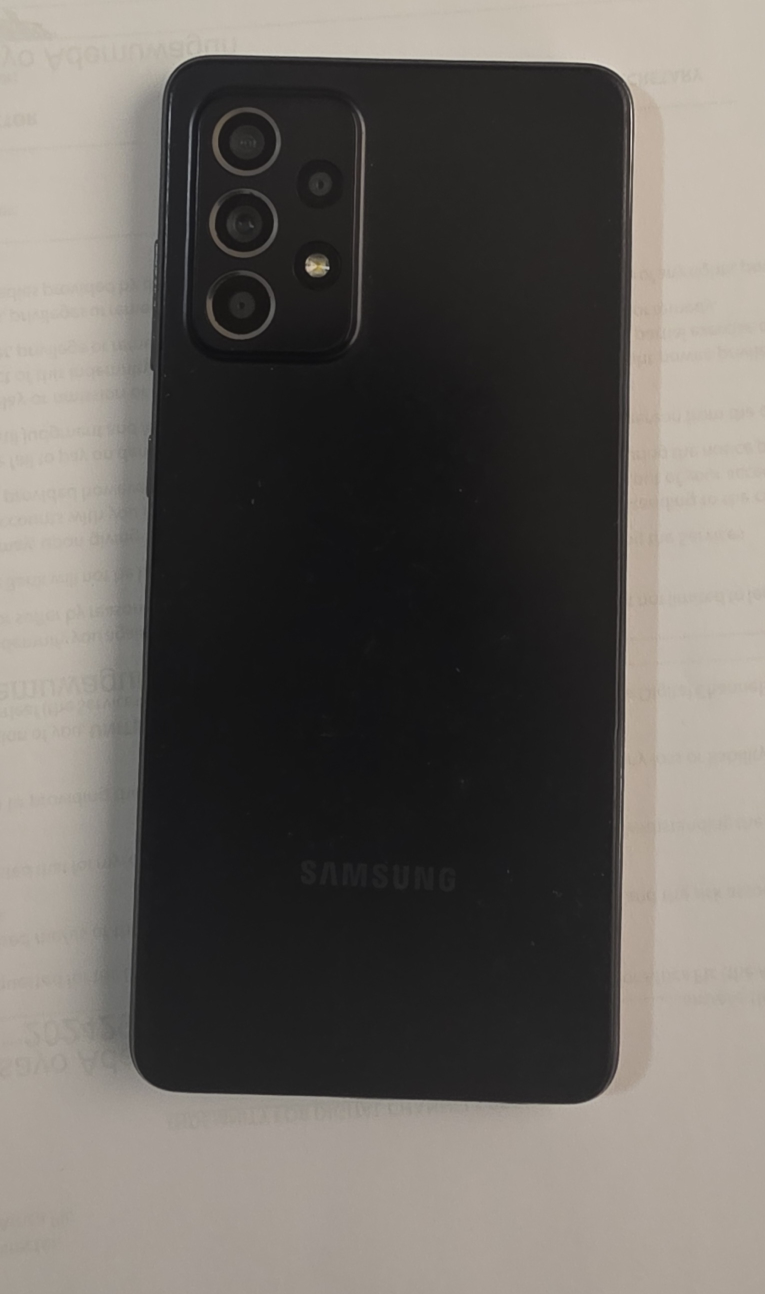 Samsung Phone - Black A52