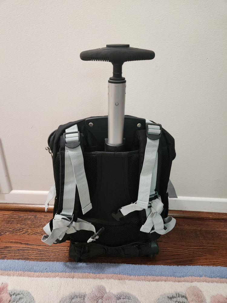Red and Black Wheeled Backpack - photo 2
