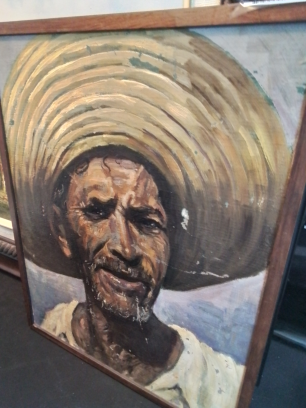 American Oil on Panel Unsigned Cuban Farmer - photo 3
