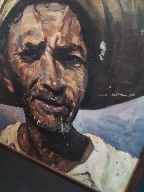 American Oil on Panel Unsigned Cuban Farmer - photo 4