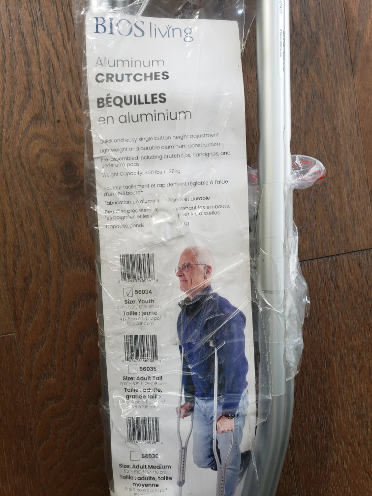New BIOS Living Aluminum Crutches (Youth) - photo 4