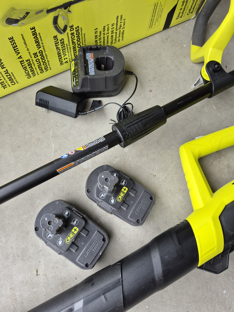 Ryobi ONE+ Cordless Grass Trimmer/Edger & Blower Combo - photo 2