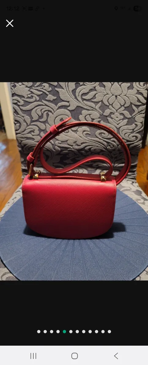 A.P.C. Red Leather Crossbody Bag image indicator(4)