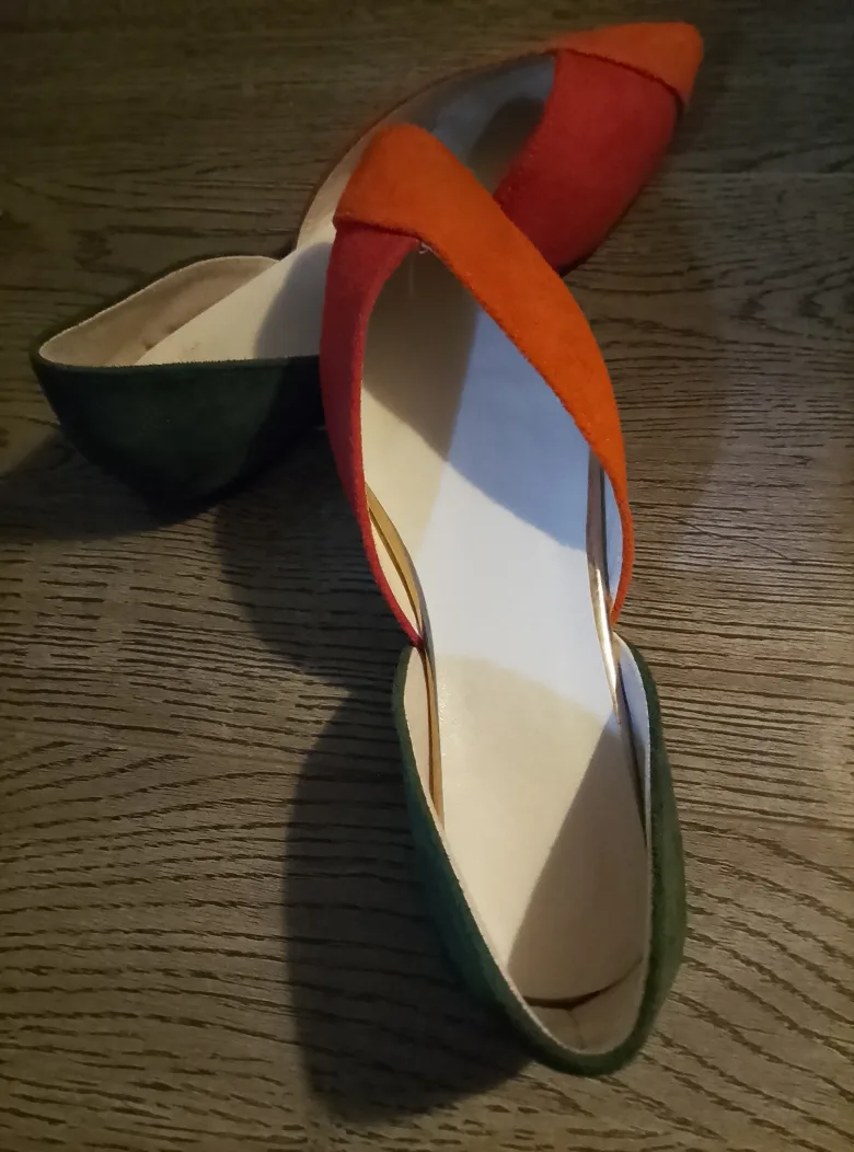 #freecycle Colour Block Suede Flats image indicator(3)