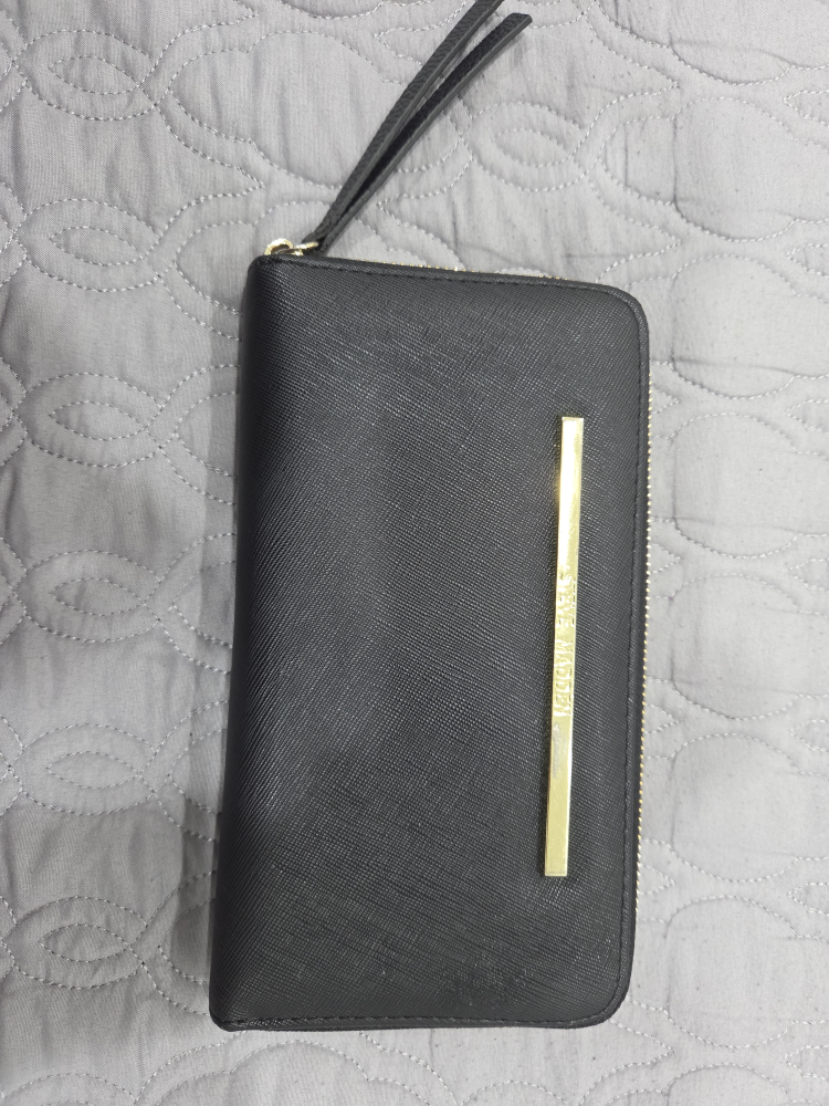 Steve Madden Black Wallet