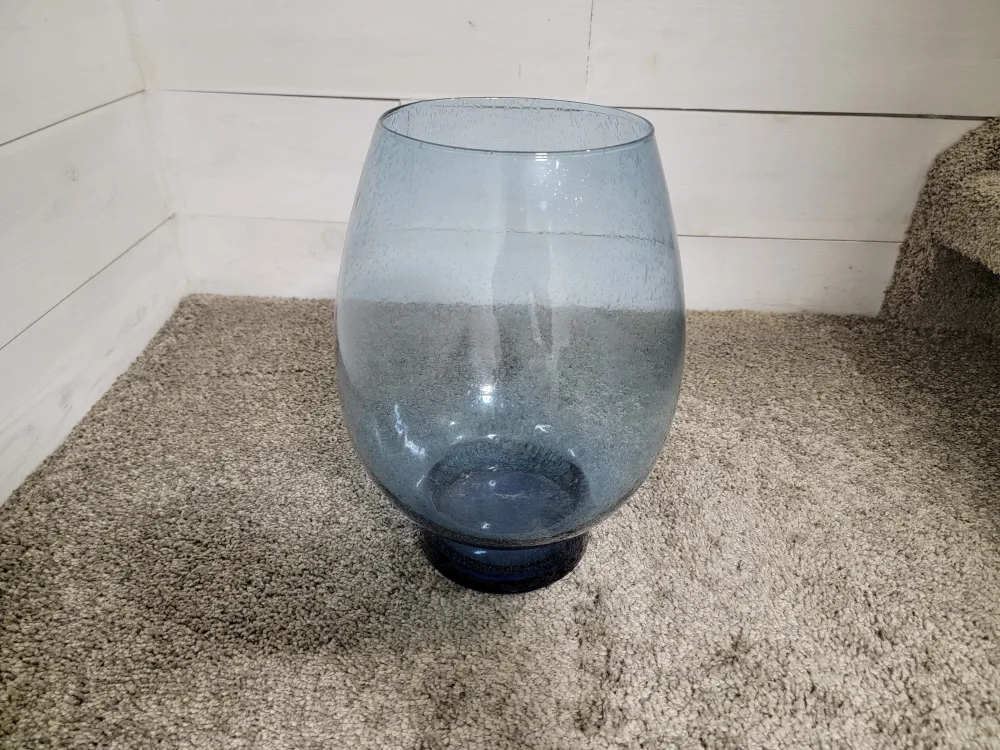Blue Glass Bubble Vase thumbnail