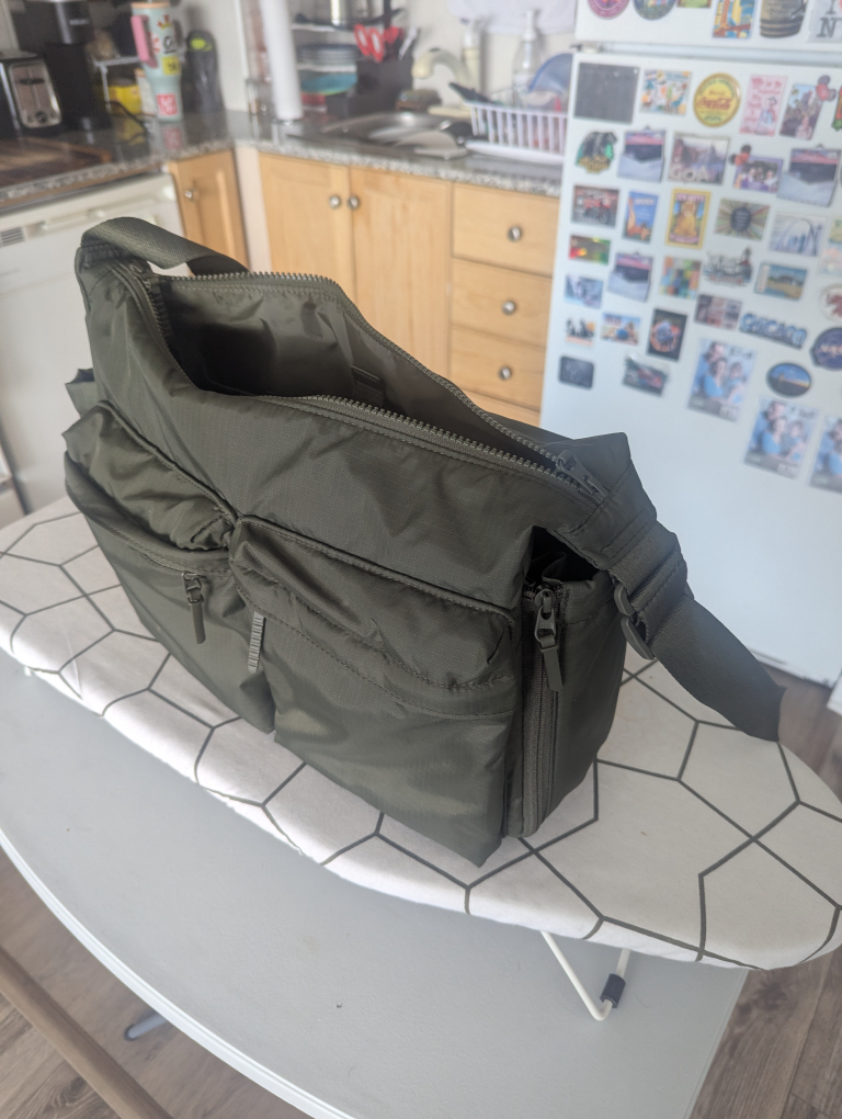 Olive Green Shoulder Bag from Uniqlo