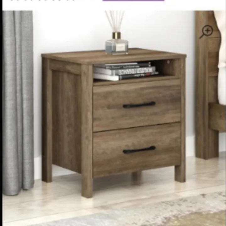 Wood Nightstand fr Wayfair single unit 21"W image indicator(9)