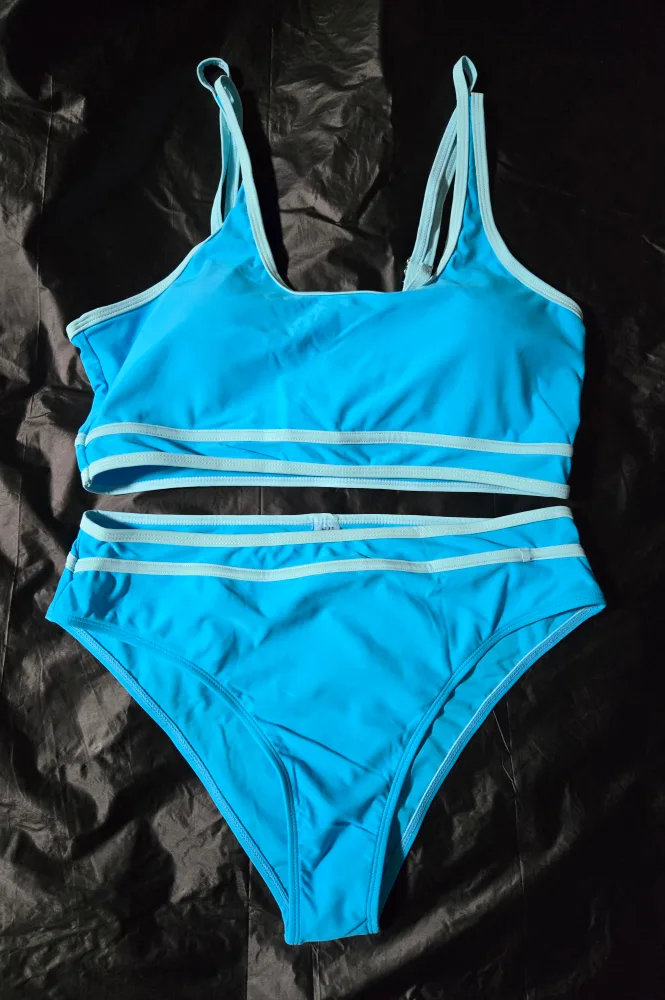 Blue Two-Piece Swimsuit - Size XL thumbnail