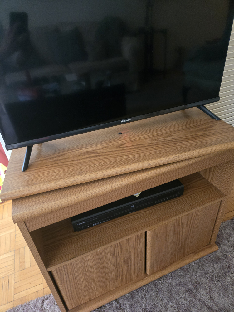 Wooden TV Stand with Storage - photo 4