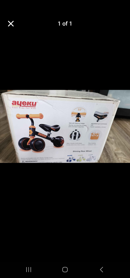 BNIB AyeKu Balance Bike
