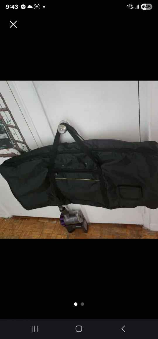 Black travel or sport bag thumbnail
