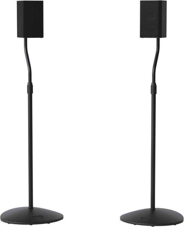 4 Adjustable Height Speaker Stands for Sale