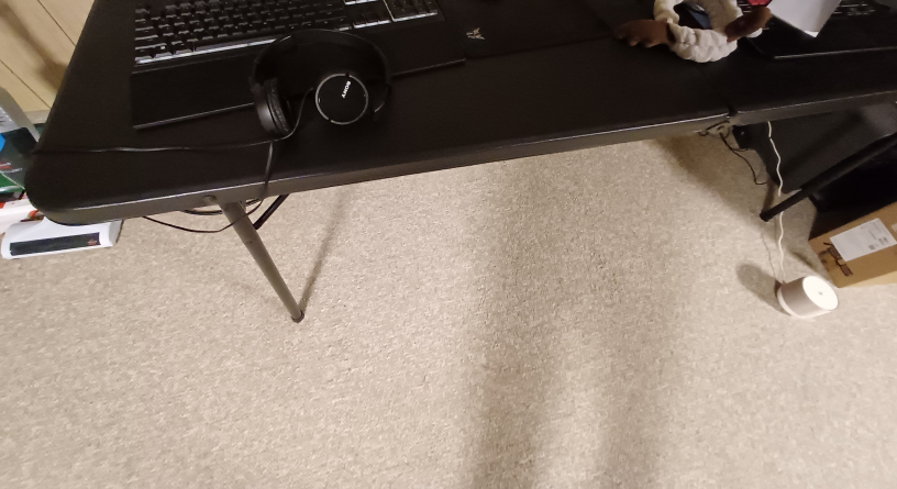 Black Folding Table - 72" x 30" - photo 4